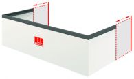 ACO Aufstockelemente-Set höhenverstellbar 30 mm - 300 mm für Lichtschacht Tiefe 700 mm