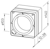 ACO Smart Home Fenstereinbausatz für Lüfter