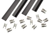 DZT MAZU fix-Sichtschutz-Klemmleisten-Set - für Drahtstärke 6/5/6