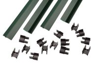 DZT MAZU fix-Sichtschutz-Klemmleisten-Set - für Drahtstärke 8/6/8