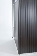 Biohort Regenfallrohr-Set für GH Panorama dunkelgrau-metallic - Länge: 204 cm - 2 Stück