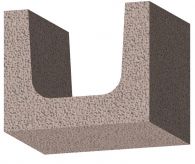 Bisoplan U-Stein SFK - RD - Dicke: 30 cm