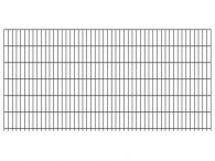 Doppelstabmattenzaun 6/5/6, anthrazit 2510 x 1230 mm