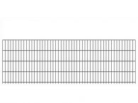 Doppelstabmattenzaun 6/5/6, anthrazit 2510 x 830 mm