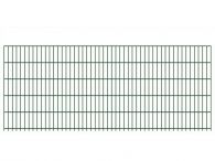 Doppelstabmattenzaun 6/5/6, grün 2510 x 1030 mm