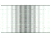 Doppelstabmattenzaun 6/5/6, grün 2510 x 1430 mm