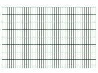 Doppelstabmattenzaun 6/5/6, grün 2510 x 1630 mm
