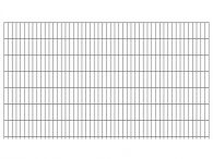 Doppelstabmattenzaun 6/5/6, feuerverzinkt 2510 x 1430 mm