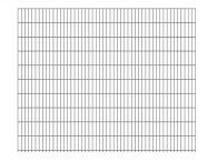 Doppelstabmattenzaun 6/5/6, feuerverzinkt 2510 x 2030 mm