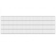 Doppelstabmattenzaun 6/5/6, feuerverzinkt 2510 x 830 mm