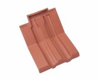 Braas Granat 13V Knick-Doppelwulstziegel (8414800) Matt Naturrot