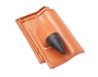 Braas Rubin 11V(H) Ton-Solarziegel (7829357) Matt graphitgrau