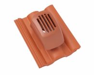 Braas Taunus Pfanne Durovent Premium Sanilüfter offen (5628684) Star Matt ziegelrot