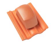 Braas Taunus Pfanne Durovent Premium Sanilüfter geschlossen (5629084) Star Matt ziegelrot