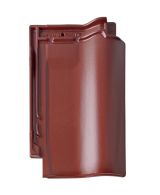 Braas Rubin 11V(P) ganzer Flächenziegel gelocht, Petershagen (9390140) Matt lavarot