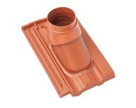 Braas Granat 13V TonAbgasrohrdurchgang (8428803) Matt Kupferrot