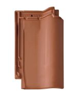 Braas Rubin 11V(H) ganzer Flächenziegel, gelocht (7890100) Matt naturrot