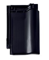 Braas Rubin 9V ganzer Flächenziegel, gelocht (8690141) Matt vulkanschwarz