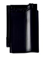Braas Rubin 9V ganzer Flächenziegel, gelocht (8690114) Seidenmatt tiefschwarz