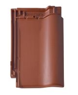 Braas Rubin 9V ganzer Flächenziegel, gelocht (8690103) Matt kupferrot