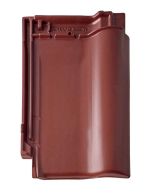 Braas Rubin 9V ganzer Flächenziegel, gelocht (8690140) Matt lavarot