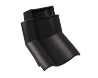 Braas Achat 12V Knick-Ortgangziegel links (9014408) Matt Anthrazit