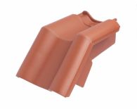 Braas Achat 12V Mansard-Ortgangziegel rechts (9015300) Matt Naturrot