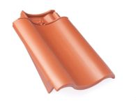 Braas Achat 12V Ortgangziegel links (9010100) Matt Naturrot