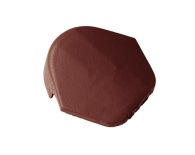 Braas Firstendstein (5100492) Matt bordeaux