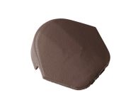 Braas Firstendstein (5100487) Matt dunkelbraun