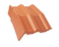 Braas Frankfurter Pfanne Protegon Mansard-Giebelstein links (5126478) Protegon Matt kupfer