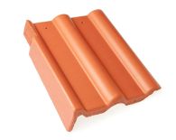 Braas Frankfurter Pfanne Protegon Giebelstein Ausstich 88 mm links (5121192) Protegon Matt bordeaux