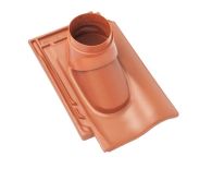 Braas Rubin 11V(P) Ton-Abgasrohrdurchgang (7828857) Matt graphitgrau