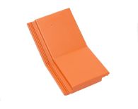 Braas Tegalit Aerlox Matt Mansard-Knickstein halb - Klassisch-Rot