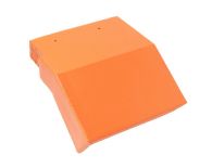 Braas Tegalit Aerlox Matt Mansard-Giebelstein ganz links - Klassisch-Rot