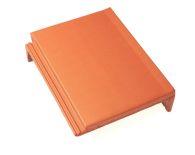 Braas Tegalit Aerlox Matt Pult-Giebelstein rechts - Klassisch-Rot