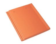 Braas Tegalit Aerlox Matt Schlussstein ganz rechts - Klassisch-Rot