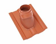 Braas Frankfurter Pfanne DuroVent Premium Abgasdurchgang (5138892) Protegon Matt bordeaux