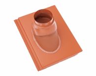 Braas Tegalit Aerlox Matt DuroVent-Premium Abgasdurchgang DN 116 - Klassisch-Rot