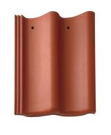 Braas Doppel-S Normalstein gelocht (5298185) Star Matt klassisch-rot