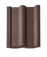 Braas Frankfurter Pfanne Protegon Normalstein gelocht (5190187) Protegon Matt dunkelbraun