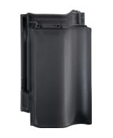 Braas Rubin 13V Ganzer Flaechenziegel gelocht (7990157) Matt Graphitgrau