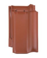 Braas Rubin 13V Ganzer Flaechenziegel gelocht (8290103) Matt Kupferrot