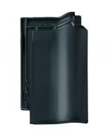 Braas Rubin 11V(P) ganzer Flächenziegel gelocht, Petershagen (9390157) Matt graphitgrau