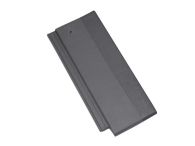 Braas Tegalit Aerlox Matt Schlussstein halb rechts - Schiefergrau