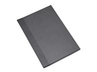 Braas Tegalit Aerlox Matt Schlussstein ganz links - Schiefergrau