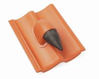 Braas Doppel-S DuroVent Premium Solar- Kabeldurchgang (5229385) Star Matt klassisch-rot