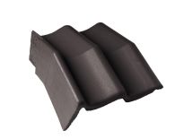 Braas Doppel-S Mansard-Giebelstein links (5212183) Star Matt granit