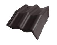 Braas Doppel-S Mansard-Giebelstein rechts (5212083) Star Matt granit