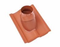 Braas Doppel-S DuroVent Premium Abgasdurchgang (5228785) Star Matt klassisch-rot